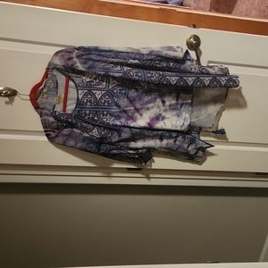 One world chiffon 2 piece set